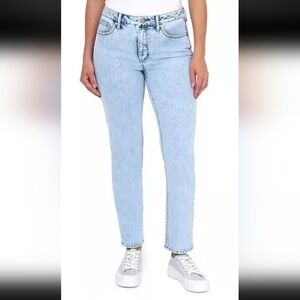 Seven7 Ladies High Rise Slim Straight Jean Size 10